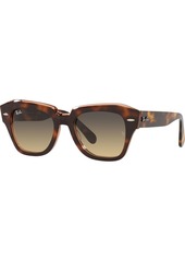 Ray-Ban State Street Sunglasses, Men's, Black/Brown