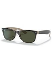 Ray-Ban Sunglasses, RB2132 New Wayfarer Color Mix - BROWN/GREEN