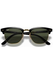 Ray-Ban Sunglasses, RB2176 Clubmaster Folding - Black/Green