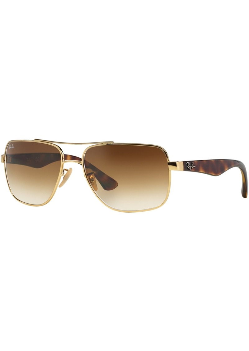 Ray-Ban Men's Sunglasses, RB3483 - Gold/Brown