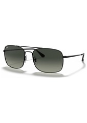 Ray-Ban Sunglasses, RB3611 60 - MATTE BLACK/GREY GRADIENT DARK GREY