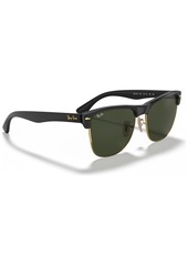 Ray-Ban Sunglasses, RB4175 Clubmaster Oversized - BLACK SHINY/GREEN