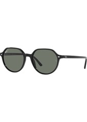 Ray-Ban Thalia Sunglasses, Men's, Black/Polarized Green