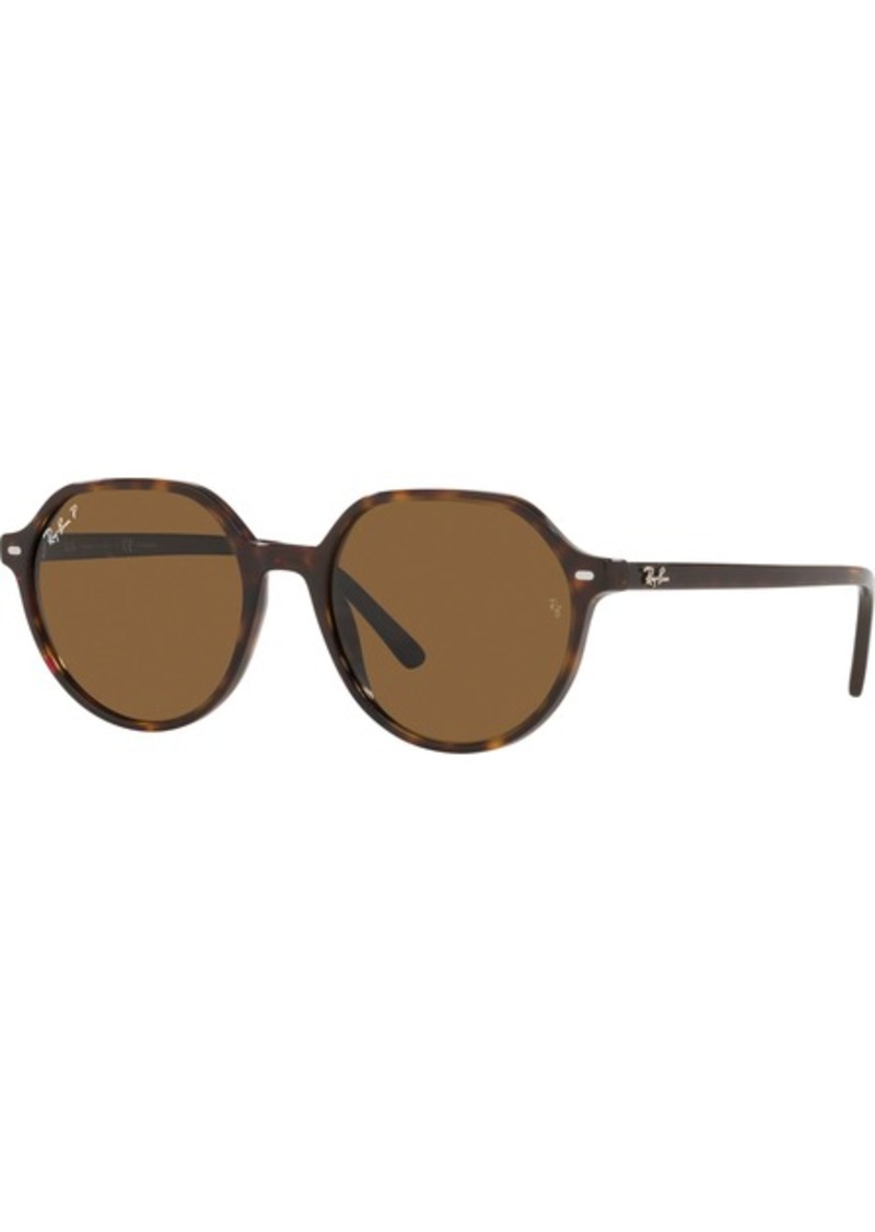 Ray-Ban Thalia Sunglasses, Men's, Havana/Brown Polarized