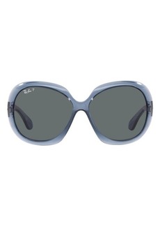 Ray-Ban Transparent 60mm Polarized Butterfly Sunglasses