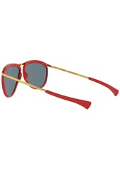 Ray-Ban Unisex Aviator Olympian Sunglasses, RB2219 - Red
