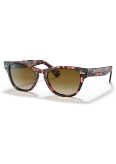 Ray-Ban Unisex Laramie Sunglasses, Gradient RB2201 - Pink Havana