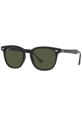 Ray-Ban Unisex Low Bridge Fit Sunglasses, Hawkeye 54 - Black
