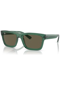 Ray-Ban Unisex Low Bridge Fit Sunglasses, Warren - Transparent Green