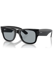 Ray-Ban Unisex Mega Wayfarer Polarized Sunglasses, RB0840S - Black