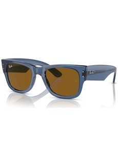 Ray-Ban Unisex Mega Wayfarer Sunglasses, RB0840S - Transparent Blue