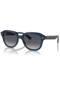 Ray-Ban Unisex Polarized Sunglasses, RB4398 Erik Gradient - Opal Dark Blue
