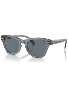 Ray-Ban Unisex Polarized Sunglasses, RB0707S50-p - Transparent Gray