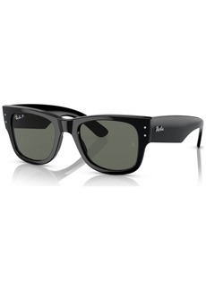 Ray-Ban Mega Wayfarer 51 Unisex Polarized Sunglasses - Black