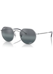 Ray-Ban Unisex Polarized Sunglasses, RB3565 - Silver-Tone