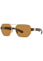 Ray-Ban Unisex Polarized Sunglasses, RB3672 60 - GUNMETAL