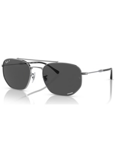 Ray-Ban Unisex Polarized Sunglasses, RB3707 Chromance - Gunmetal