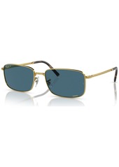 Ray-Ban Unisex Polarized Sunglasses, RB3717 - Gold-Tone