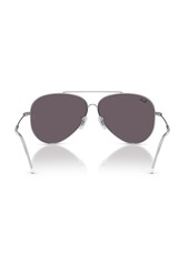 Ray-Ban Unisex Sunglasses, Aviator Reverse RBR0101S - Silver