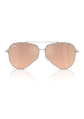 Ray-Ban Unisex Sunglasses, Aviator Reverse RBR0101S - Silver