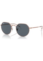 Ray-Ban Unisex Sunglasses, Jack Rose Gold-Tone - Rose Gold-Tone