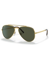 Ray-Ban Unisex Sunglasses, RB3625 New Aviator - Legend Gold-Tone