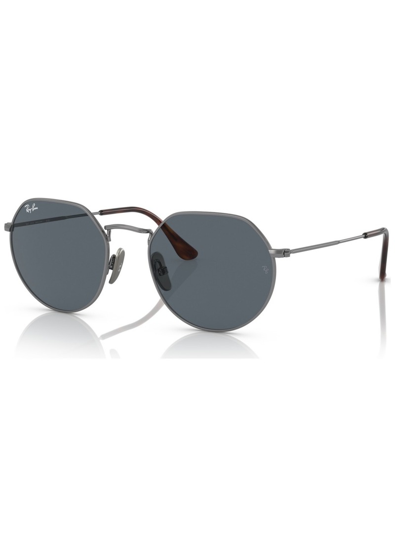 Ray-Ban Unisex Jack Titanium Sunglasses, RB8165 - Gunmetal
