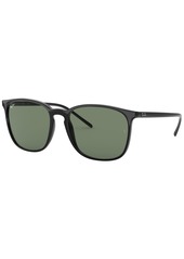 Ray-Ban Men's Low Bridge Fit Sunglasses, RB4387F 55 - Black