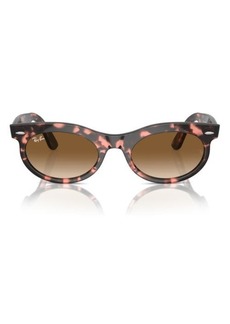 Ray-Ban Wayfarer 50mm Oval Sunglasses