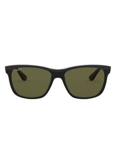 Ray-Ban Wayfarer 57mm Polarized Sunglasses