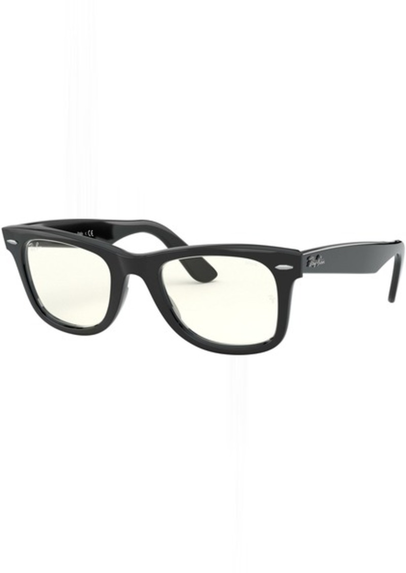 Ray-Ban Wayfarer Evolve Glasses, Men's, Medium, Black/Gray