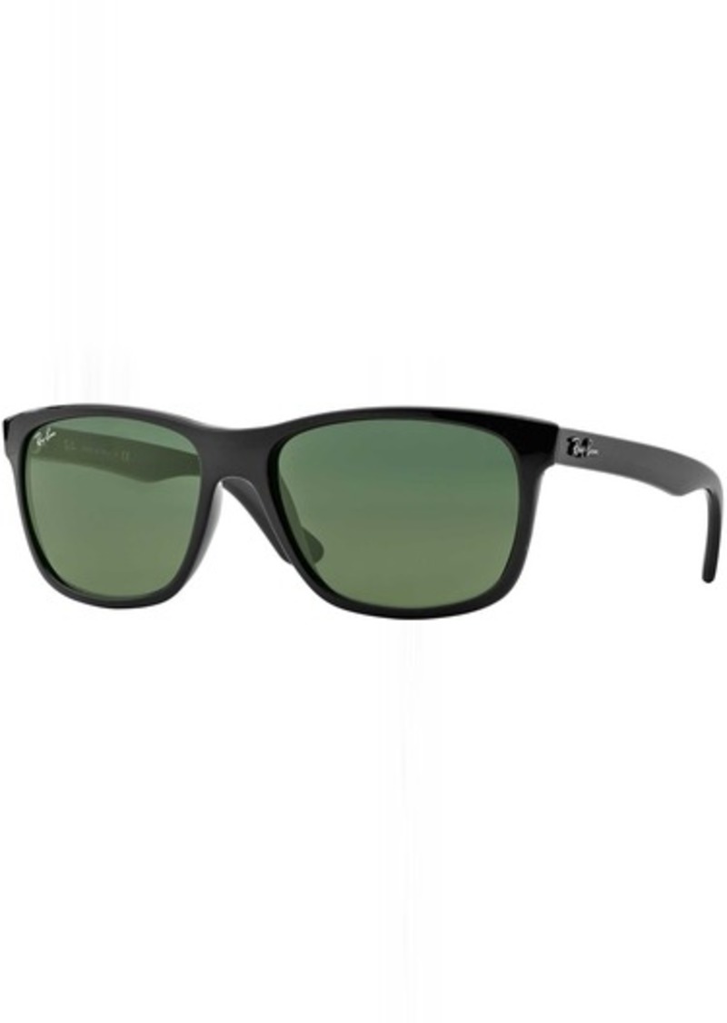 Ray-Ban Wayfarer Sunglasses, Men's, Black/Green | Father's Day Gift Idea