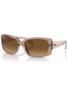 Ray-Ban Women's Polarized Sunglasses, RB438958-yp - Transparent Brown