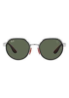 Ray-Ban x Scuderia Ferrari 51mm Irregular Sunglasses