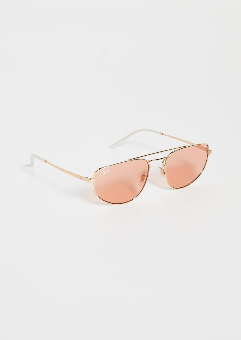 Ray Ban Ray Ban Youngster Angled Aviators Sunglasses