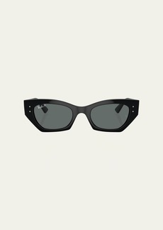 Ray-Ban Zena Polarized Acetate Butterfly Sunglasses  49mm