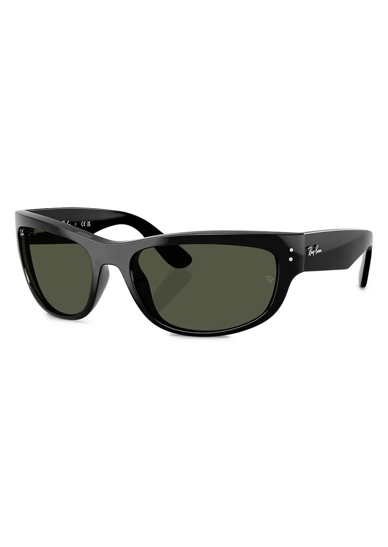 Ray-Ban RB2289 63MM Oval Sunglasses