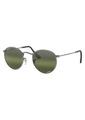 Ray-Ban RB3447 50MM Round Metal Sunglasses