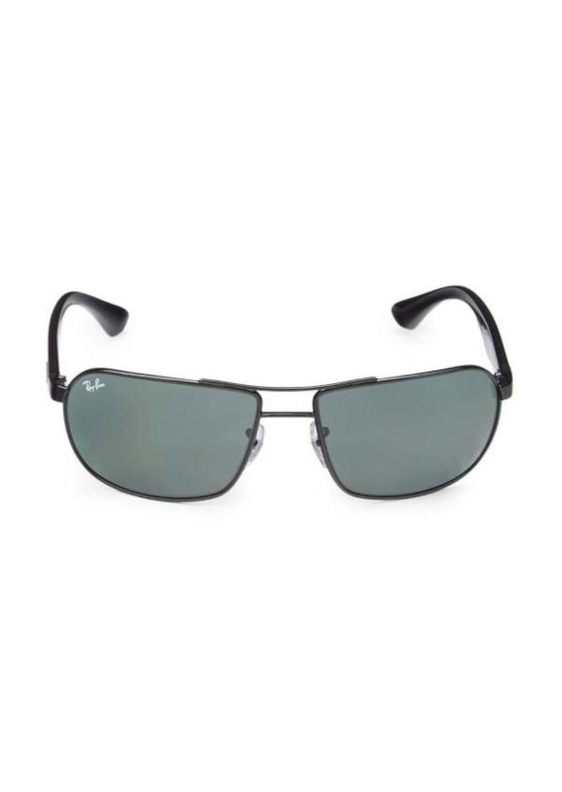 Ray-Ban ​RB3492 62MM Matte Aviator Sunglasses