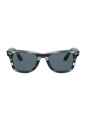 Ray-Ban RB4340 50MM Striped Wayfarer Sunglasses