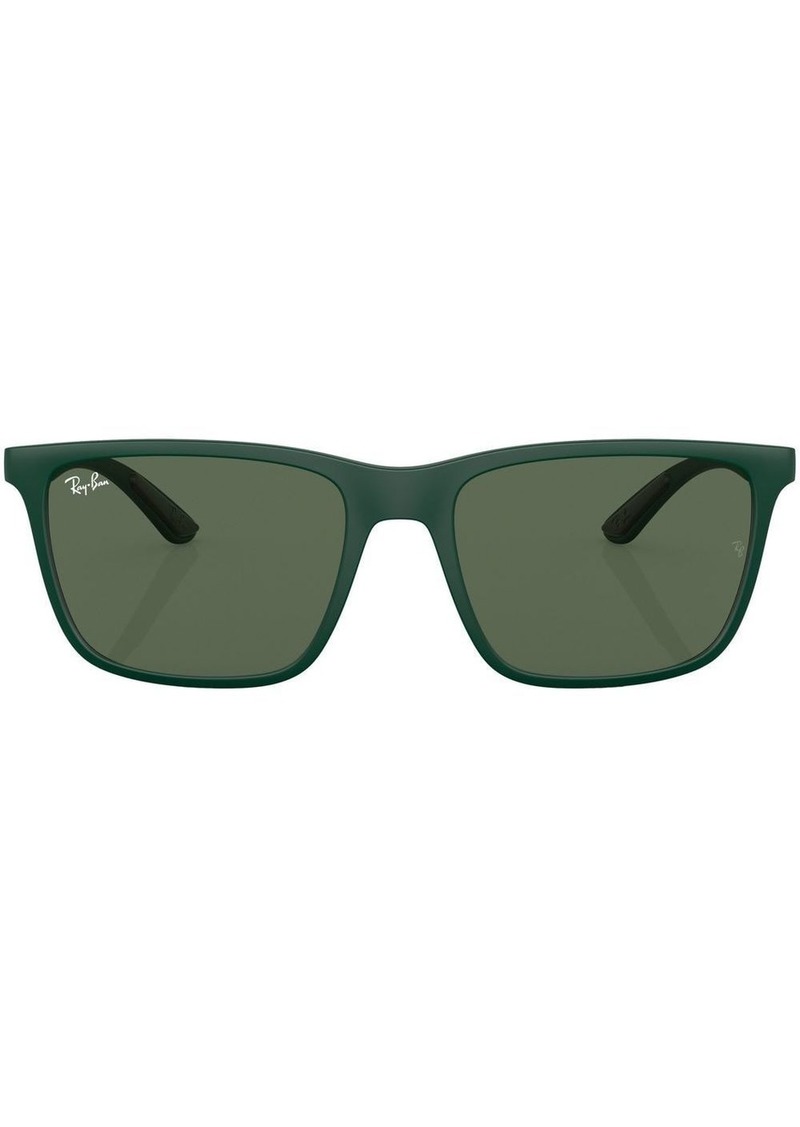 Ray-Ban rectangle-frame tinted-lens sunglasses