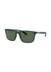 Ray-Ban rectangle-frame tinted-lens sunglasses