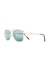 Ray-Ban rectangular aviator sunglasses