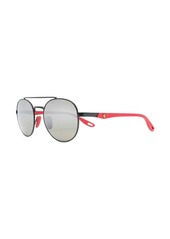 Ray-Ban round-frame mirrored sunglasses