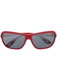 Ray-Ban Scuderia Ferrari rectangle-frame sunglasses