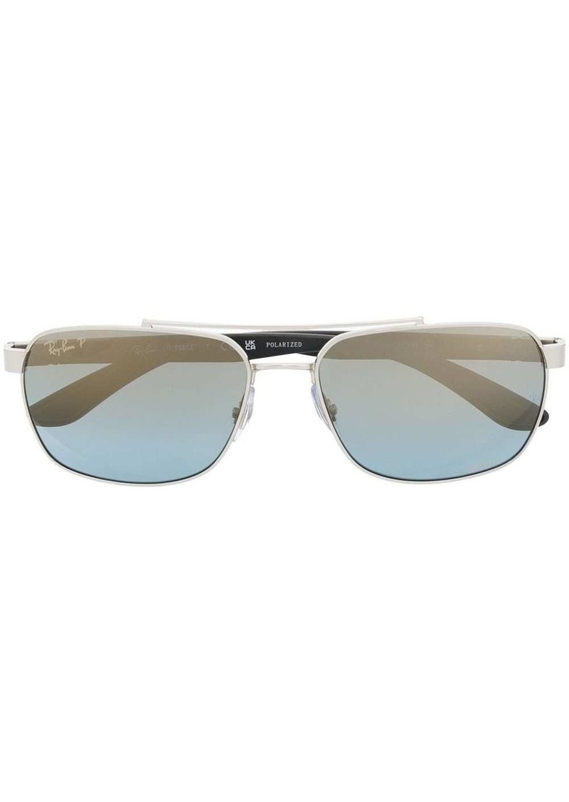 Ray-Ban square-frame tinted sunglasses