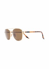 Ray-Ban tortoise aviator-frame sunglasses