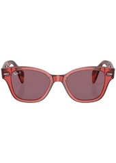 Ray-Ban tortoiseshell-effect square-frame sunglasses