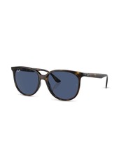 Ray-Ban tortoiseshell-effect square-frame sunglasses