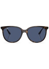 Ray-Ban tortoiseshell-effect square-frame sunglasses